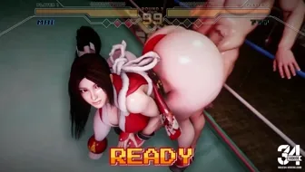 MAI vs Big cock challenger!!! miniature