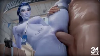 Widowmaker Split Fuck [White][Aphy3D][NO WM] thumbnail