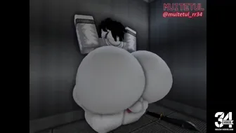 Jeff The Killer Twerking ass Roblox ( art:Muitetul)