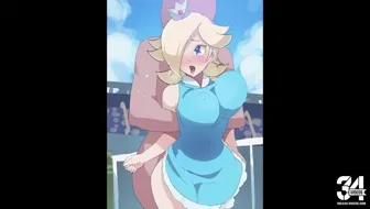 Mario and Rosalina Tennis Ultra Smash miniatura