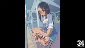 Nagatoro Foot and Handjob 썸네일