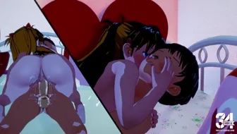 AsuShin --- Asuka x Shinji First Time küçük resim