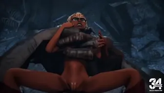 Ahsoka fucked by a monster miniature