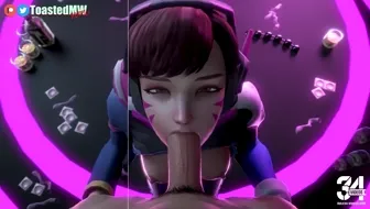 D.va Blowjob At Night (PREVIEW) thumbnail