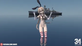 Shimakaze - Psycho [MMD R18] ABOFE miniature