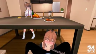 Life's Payback (Anna's under table blowjob) thumbnail