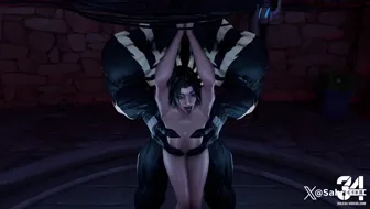 Psylocke is venom's plaything miniature