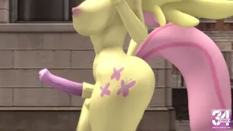 Fluttershy walks out naked küçük resim