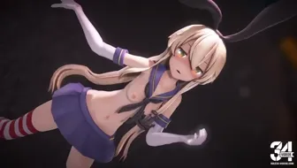 Shimakaze - Genie [MMD R18] Popipapi thumbnail