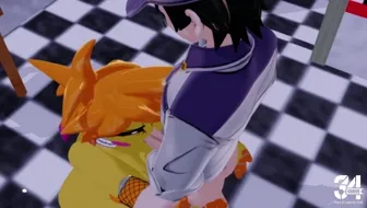 Chica sucks nightguard off [MMD] thumbnail