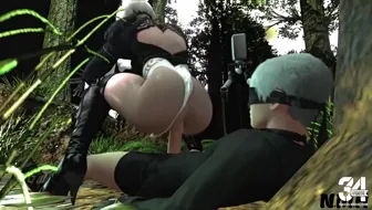 2b and 9s anal - femdom thumbnail