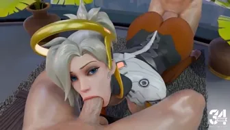 Mercy sucking AND fuck 썸네일