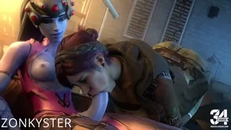 Widowmaker Sucked By Fetch [Zonkyster] miniature