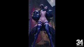 「Nude」Venom taking Psylocke from Behind『Waos.exe』 miniature