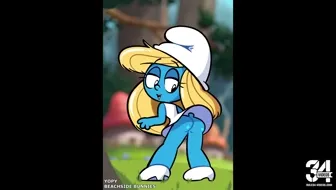 Smurfette Butt Tease miniatura