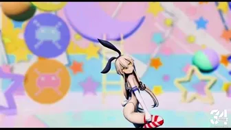 Shimakaze - Mellow Mellow [MMD R18] Rika Mizuno thumbnail