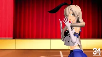 Shimakaze & Prinz - Pjanoo [R18] Elbeno1920 thumbnail