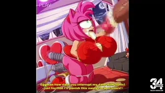 Amy punish Eggman's Cock thumbnail