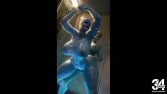 Liara & Samara Shower [Vixen3D] thumbnail