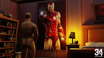 Jonesy Salutes Iron man küçük resim