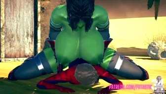 Futa Shehulk v Spider-Man (Futastic) thumbnail