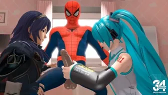 Lucina x Spider-Man x Hatsune Miku thumbnail