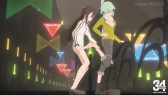 Sword Art Online II Casual Footjob Sinon thumbnail