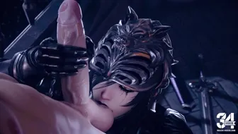 Hilde Handjob + Ballsucking [bouquetman] [Goth] [4K] [NO WM] thumbnail