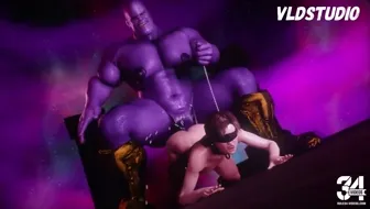 Thanos Pounds Sissy Spiderman's Ass Hard miniature