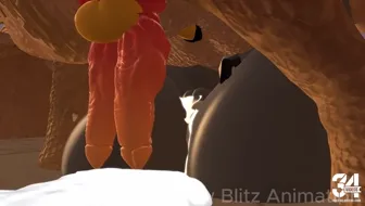 Female Muto gets fucked by Ghidorah thumbnail