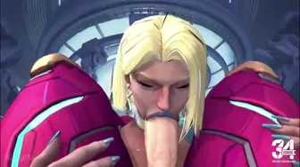 Emma Frost blowing Iron Man thumbnail