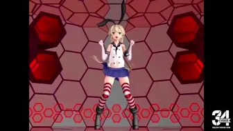 Shimakaze - Cranky 260 [MMD R15] Aoinu11 thumbnail