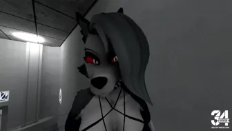 Loona has fun with a fan in a building thumbnail