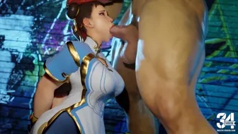 Chun-Li Throat K.O [Bewyx] [Clothed] [4K] [NO WM] thumbnail