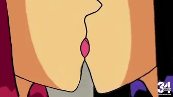 Starfire Kissing Blackfire thumbnail