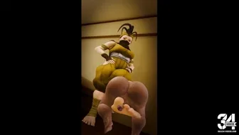 Ibuki Street Fighter footjob thumbnail