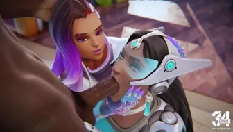 Symmetra & Sombra BJ [Blacked][Cawneil][NO WM]