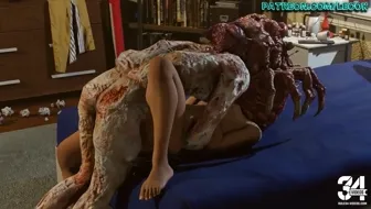 Jill Valentine fighting off Palehead zombie - Infection Version thumbnail