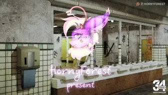 Hornyforest - Toilet gangbang thumbnail