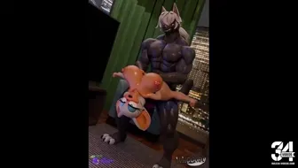 Anthro Wolf Smashing Rouge thumbnail