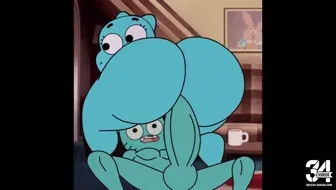 Nicole Watterson is Riding Gumball thumbnail