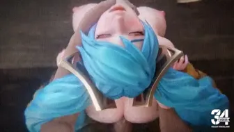 Sona from behind [Haadxee] thumbnail