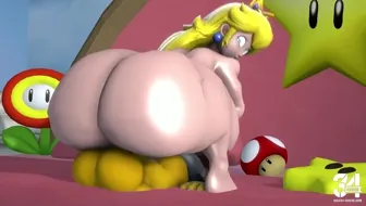 Princess Peach fucked by Bowser Jr. thumbnail