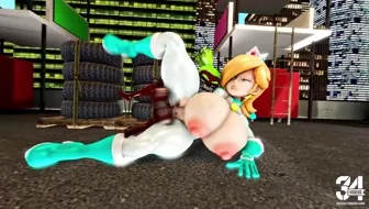 Biker Rosalina Fucked By Inkling Boy thumbnail