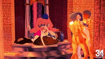 The worship of Ishtar & Ereshkigal at the ancient temple thumbnail
