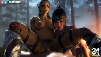 Lae'zel & Shadowheart Threesome Sex (PREVIEW) thumbnail