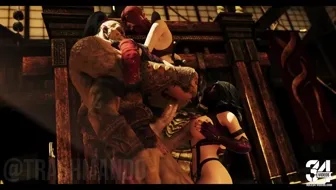 skarlet, mileena and goro (trashmando) thumbnail