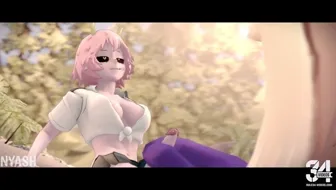 Mina Ashido X Mount Lady. thumbnail