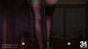 Akali Fingered and Fucked from behind thumbnail