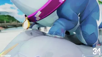 Dagger's Beach Day [Nude Ver.] [Alyta3d] thumbnail